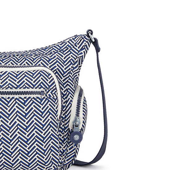 Kipling Gabbie Small Printed Crossbody Bags Urban Chevron | CA 1146CT